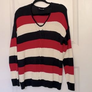American Living Bold  Striped Sweater Large